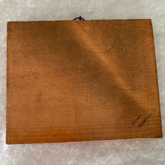 Vintage Anton Pieck Picture On Hanging Wood - Picture 6 of 7